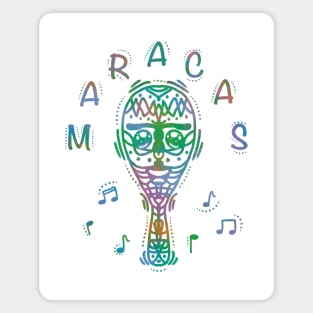 Maracas musical instrument Magnet